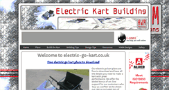 Desktop Screenshot of electric-go-kart.co.uk
